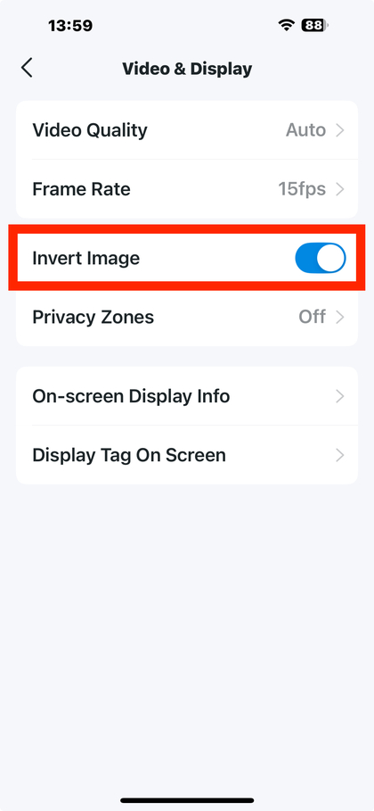 Alternância da definição Inverter Imagem