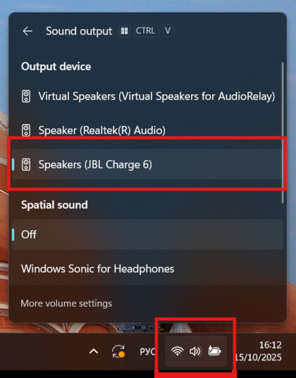 Painel de definições de som Painel de definições de som