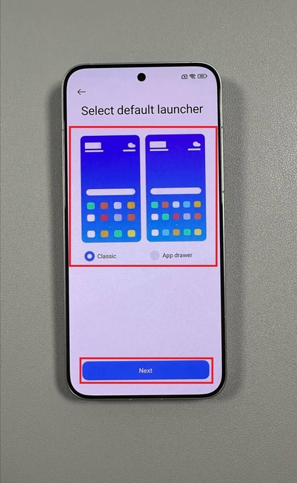 Configurazione della schermata iniziale su Xiaomi 15T Pro