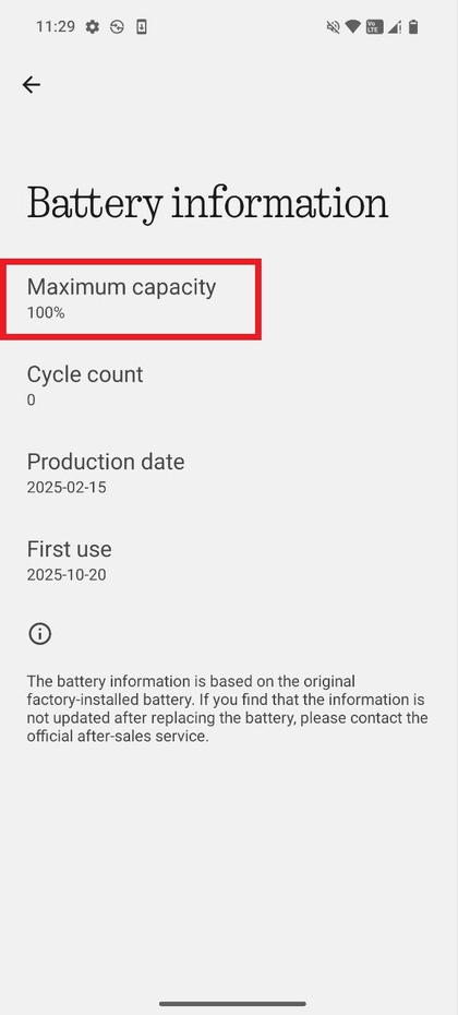 Controllo della capacità massima della batteria su CMF Phone 2 Pro