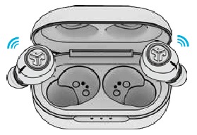 JLab Audio - JBUDS AIR ANC - Құлаққаптар қораптан шығарылды Құлаққаптар қораптан шығарылды