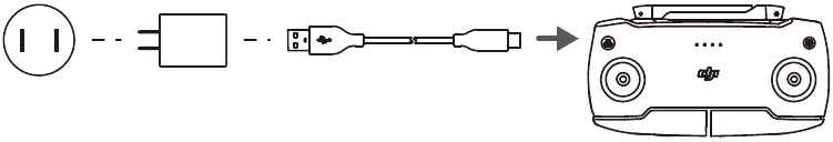 DJI - MAVIC MINI - Connection 1 Conexiune 1