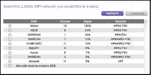 NETGEAR - WN3000RPv3 - Connect with Web Browser Setup Step 2 Connect with Web Browser Setup Step 2