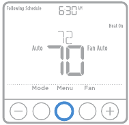 Honeywell - T6 Pro - Configurar la hora Configurar la hora
