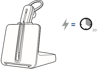 Plantronics - CS540 - Kulaklığı Şarj Edin Kulaklığı Şarj Edin