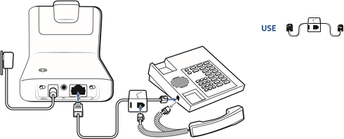 Plantronics - CS540 - Masa Telefonu (standart) Masa Telefonu (standart)