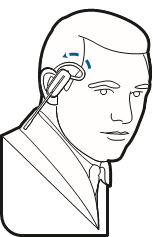 Plantronics - CS540 - Position Your Headset Step 1 Position Your Headset Step 1