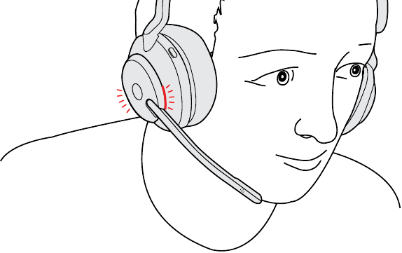 Jabra - Evolve2 65 - Busylight(s) (Voyants d'occupation) Busylight(s) (Voyants d'occupation)