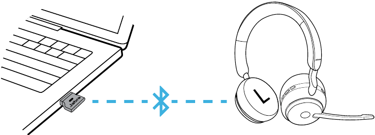 Jabra - Evolve2 65 - Connecter à l'ordinateur Connecter à l'ordinateur