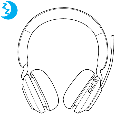 Jabra - Evolve2 65 - Mode veille Mode veille