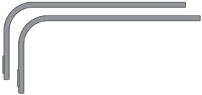 EcoxGear - SoundExtreme - (2x) L-konzolok (2x) L-konzolok