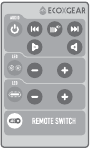 EcoxGear - SoundExtreme - SoundExtreme távirányító SoundExtreme távirányító