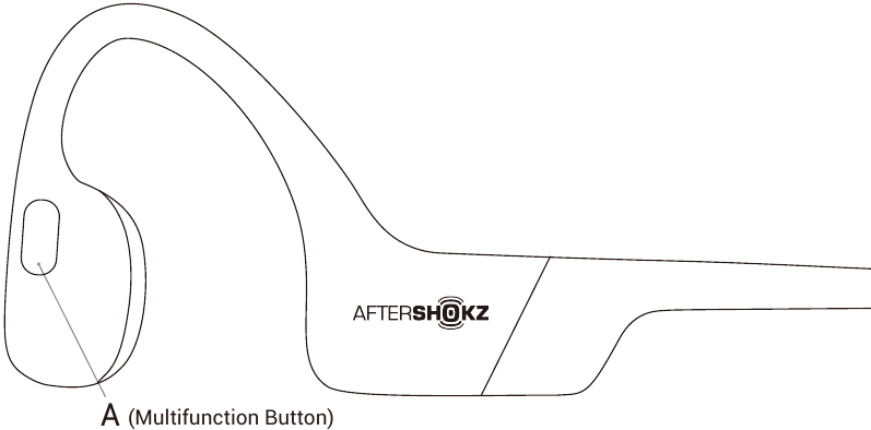 Aftershokz - Aeropex - Buttons Step 1 Buttons Step 1