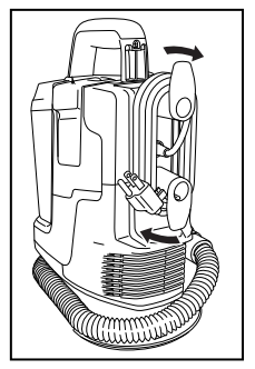 Hoover - POWERDASH GO - Almacenamiento del cable Almacenamiento del cable