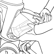 Bissell - PROHEAT 2X REVOLUTION PET 2457F - Nešvaraus vandens bako ištuštinimo 3 žingsnis Nešvaraus vandens bako ištuštinimo 3 žingsnis