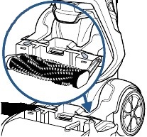 Bissell - PROHEAT 2X REVOLUTION PET 2457F - Šepetėlio volelio ir purkštuko priežiūros, 3 žingsnis Šepetėlio volelio ir purkštuko priežiūros, 3 žingsnis