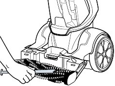Bissell - PROHEAT 2X REVOLUTION PET 2457F - Šepetėlio volelio ir purkštuko priežiūros, 5 žingsnis Šepetėlio volelio ir purkštuko priežiūros, 5 žingsnis