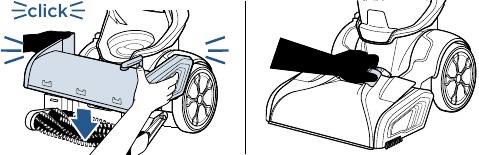 Bissell - PROHEAT 2X REVOLUTION PET 2457F - Šepetėlio volelio ir purkštuko priežiūros, 6 žingsnis Šepetėlio volelio ir purkštuko priežiūros, 6 žingsnis