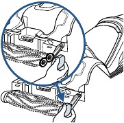 Bissell - PROHEAT 2X REVOLUTION PET 2457F - Diržų ir šepetėlio volelių keitimo, 5 žingsnis Diržų ir šepetėlio volelių keitimo, 5 žingsnis