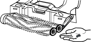 Bissell - PROHEAT 2X REVOLUTION PET 2457F - Diržų ir šepetėlio volelių keitimo, 7 žingsnis Diržų ir šepetėlio volelių keitimo, 7 žingsnis