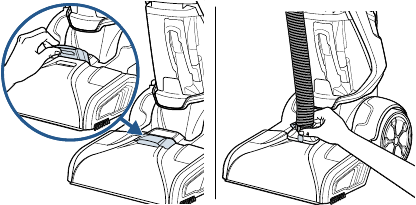 Bissell - PROHEAT 2X REVOLUTION PET 2457F - 2-in-1 Pet Upholstery Tool (2 viename gyvūnų apmušalų įrankio) naudojimo 1 žingsnis 2-in-1 Pet Upholstery Tool (2 viename gyvūnų apmušalų įrankio) naudojimo 1 žingsnis