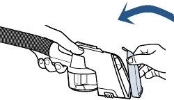 Bissell - PROHEAT 2X REVOLUTION PET 2457F - 2-in-1 Pet Upholstery Tool (2 viename gyvūnų apmušalų įrankio) naudojimo 9 žingsnis 2-in-1 Pet Upholstery Tool (2 viename gyvūnų apmušalų įrankio) naudojimo 9 žingsnis