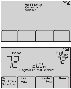 Honeywell - RTH6500WF - Wi-Fi tarmog'iga ulanish 3-qadam Wi-Fi tarmog'iga ulanish 3-qadam