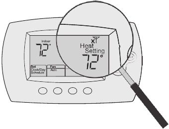 Honeywell - RTH6500WF - Signal yo'qoldi Signal yo'qoldi