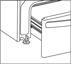 Frigidaire - 30'' Electric Range - Сақтау жәшігін алып тастау және ауыстыру (кейбір үлгілер) 2-қадам Сақтау жәшігін алып тастау және ауыстыру (кейбір үлгілер) 2-қадам