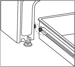 Frigidaire - 30'' Electric Range - Сақтау жәшігін алып тастау және ауыстыру (кейбір үлгілер) 1-қадам Сақтау жәшігін алып тастау және ауыстыру (кейбір үлгілер) 1-қадам
