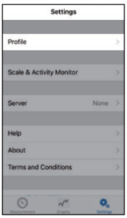 Tanita - InnerScan PRO RD-953 - Povezivanje s pametnim telefonom 2. korak Povezivanje s pametnim telefonom 2. korak