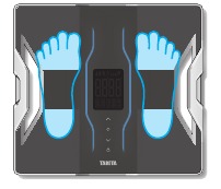 Tanita - InnerScan PRO RD-953 - Dobivanje točnih očitanja Korak 1 Dobivanje točnih očitanja Korak 1