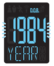 Tanita - InnerScan PRO RD-953 - Postavite datum svog rođenja Postavite datum svog rođenja