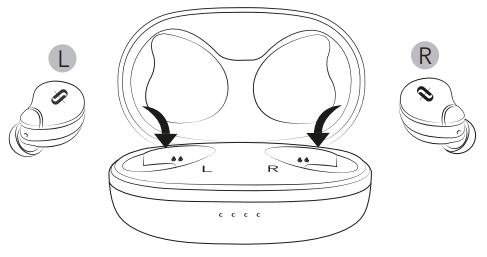 TaoTronics - SoundLiberty 79 - A fülhallgató töltése 1. lépés A fülhallgató töltése 1. lépés