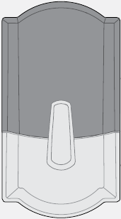 Schlage - Encode - Cubierta de la batería/Conjunto interior Cubierta de la batería/Conjunto interior