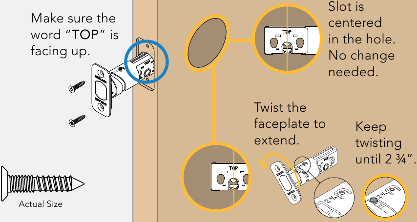 Schlage - Encode - INSTALACIÓN Paso 2 INSTALACIÓN Paso 2
