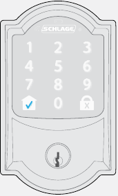 Schlage - Encode - Conjunto de pantalla táctil Conjunto de pantalla táctil