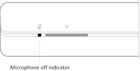 Bose - Smart Soundbar 700 - Microphone off indicator Indicador de micrófono apagado