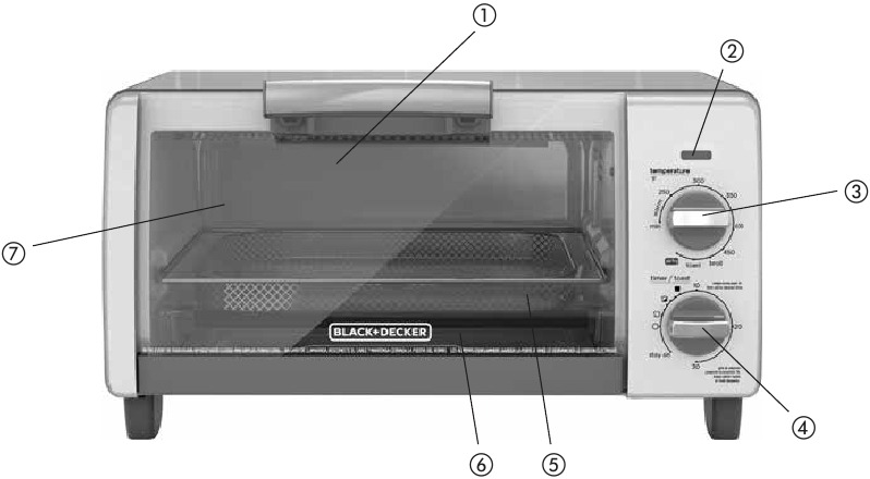 Black & Decker - TO1785SG - GETTING TO KNOW YOUR AIR FRY TOASTER OVEN GETTING TO KNOW YOUR AIR FRY TOASTER OVEN