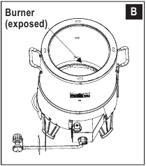 Char-Broil - 14101480 - Cleaning the Burner Assembly B Kusafisha Mkutano wa Kichomeo B
