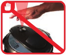 Instant Pot - Lux Series - Usiweke mkono juu ya valvu ya kutoa mvuke Usiweke mkono juu ya valvu ya kutoa mvuke