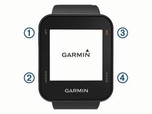 Garmin - APPROACH S10 - Keys Mygtukai