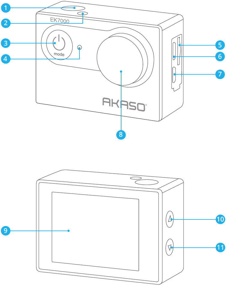 Akaso - EK7000 - SU EK7000 Paso 1 SU EK7000 Paso 1