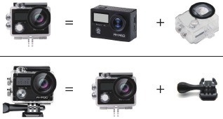 AKASO - Brave 4 - KAMERANGIZNI O'RNATISH 1-QADAM KAMERANGIZNI O'RNATISH 1-QADAM