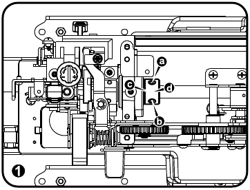 Singer - 4423 - Luftimi i boshtit të krahut Hapi 1 Luftimi i boshtit të krahut Hapi 1