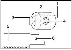 Makita - JR3000V - Instalando ou removendo a lâmina de serra Passo 2 Instalando ou removendo a lâmina de serra Passo 2