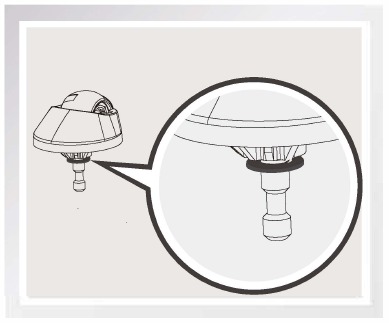 Ilife - V3s Pro - Vorderrad reinigen Schritt 2 Vorderrad reinigen Schritt 2