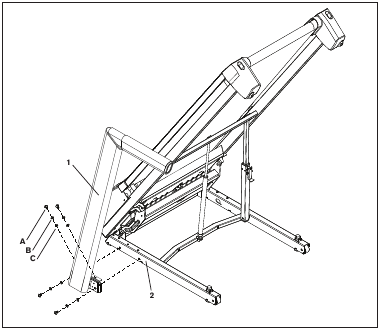 Horizon Fitness - T101 - ASENNUS Vaihe 2 ASENNUS Vaihe 2