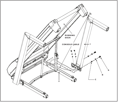 Horizon Fitness - T101 - ASENNUS Vaihe 3 ASENNUS Vaihe 3