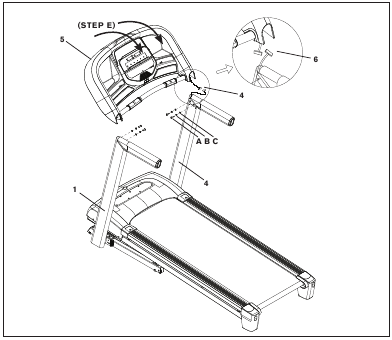 Horizon Fitness - T101 - ASENNUS Vaihe 4 ASENNUS Vaihe 4
